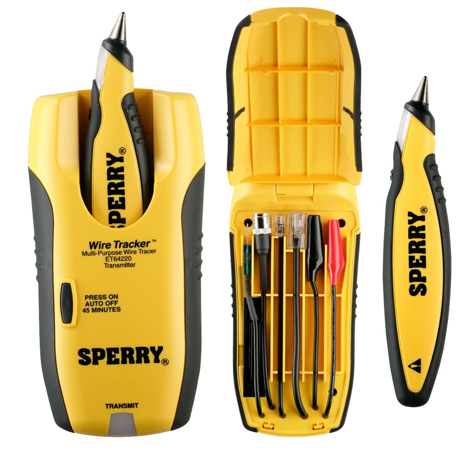 ET64220 Lan WireTracker Tone and Probe Wire Tracer, Identifies Coax, CAT 5, Speaker, Phone, any Non-Energized Wire