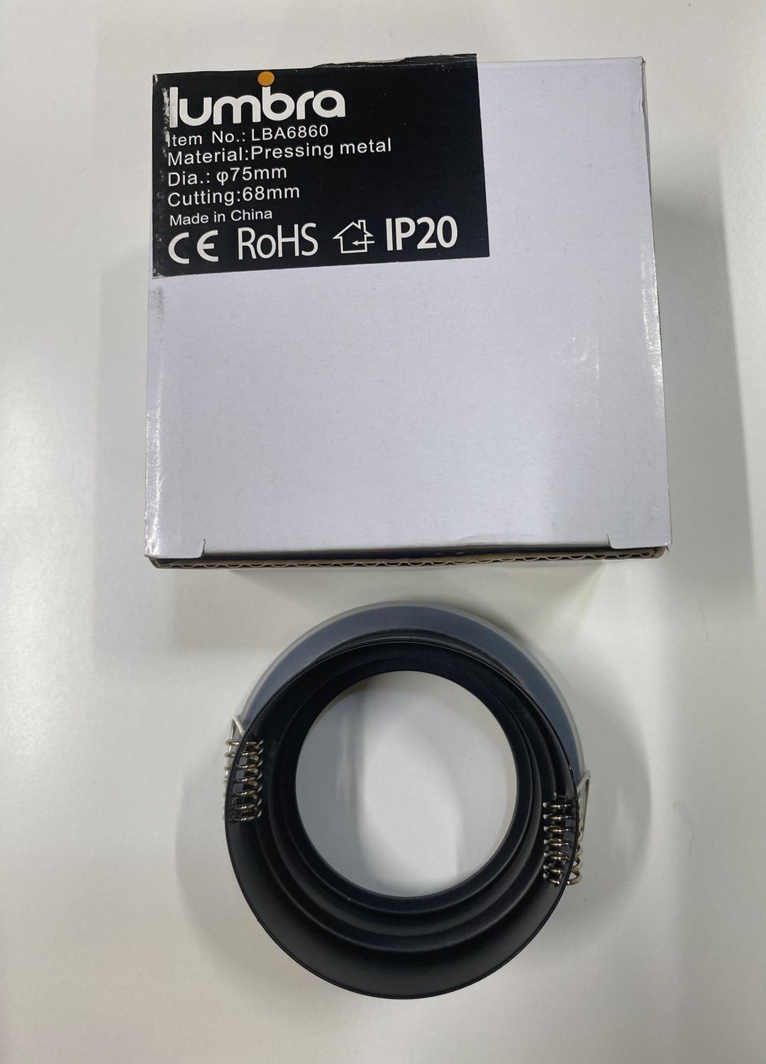 LBA6860 LAMP FIXTURE WITH GU10 LAMP HOLDER