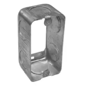 CAJA METAL 2X4 SIN FONDO KO 3/4 (EXT RING) /3-59361-3/4