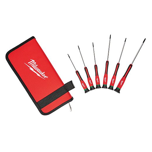 MILWAUKEE 6 PC TORX® Precision Screwdriver Set w/ Case/48-22-2610