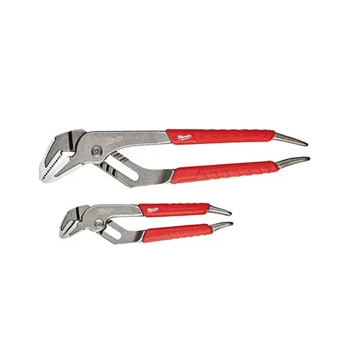 MILWAUKEE 6&quot; &amp; 10&quot; Comfort Grip Straight Jaw Pliers Set/ 48-22-6330