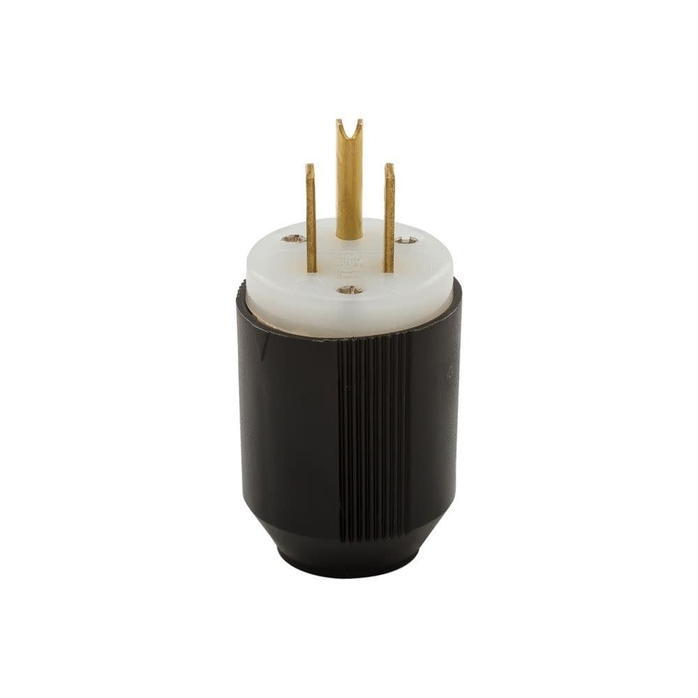 Plug 15A 125V 2P3W Str AutoGrip BW/5266N