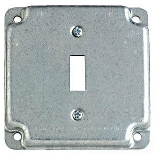 TAPA INDUSTRIAL 4 X 4 SWITCH SENCILLO 1 GANGA METAL - RS9 / C2249