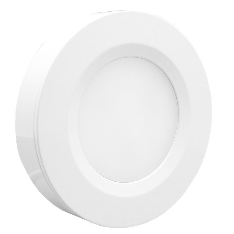 LBA-300C-CCT-24VDC-WF 3W CCT ADJUSTABLE JUST RECESSED WHITE FINISH
