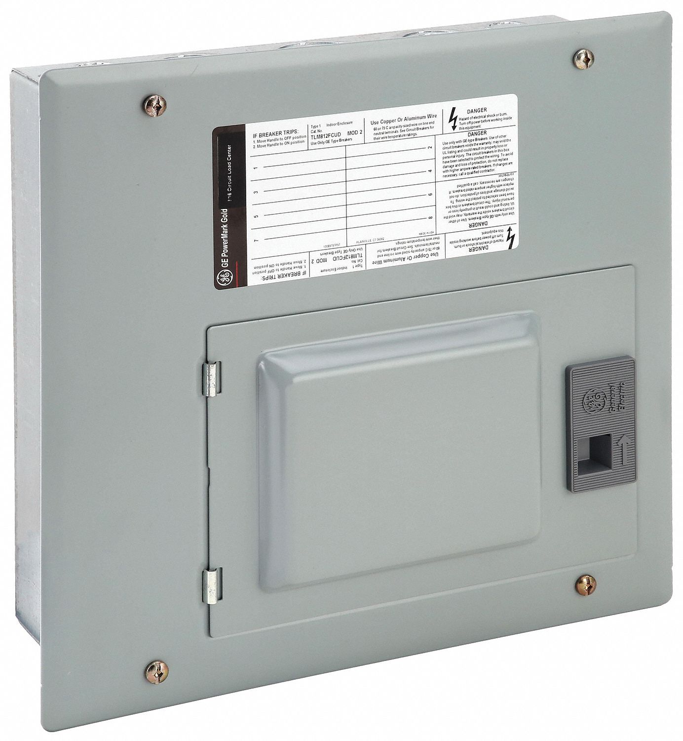 PANEL 8 ESPACIOS 16 CIRCUITOS 125 AMPS TLM812FCUD