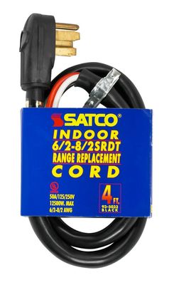 RABIZA ESTUFA 10/4 - 50AMP/250V 4FT / 93-5033