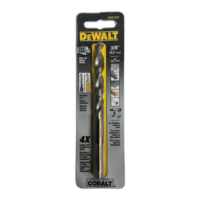 BD-DWA1224G/ BARRENA PARA METAL, 3/8&quot; DE COBALTO, PILOT POINT