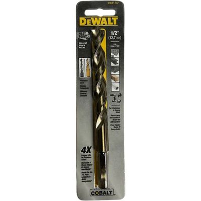 BD-DW1232G/BARRENA PARA METAL, 1/2&quot; DE COBALTO, PILOT POINT