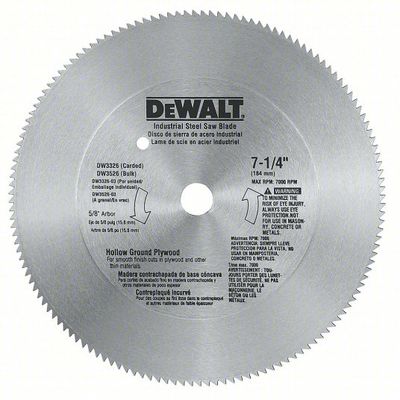 BD-DW3326/DISCO SIERRA 7 1/4&quot; PLYWOOD 140T