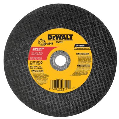 BD-DW3511/ DISCO CORTAR METAL 7&quot; X 1/8&quot; RECTO