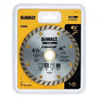 BD-DW47450L/DISCO DIAMANTADO 4 1/2 TURBO SECO