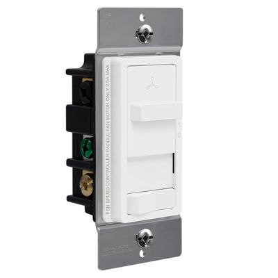 3-Speed Slide Fan Control &amp; Light Switch/17017-F3-W