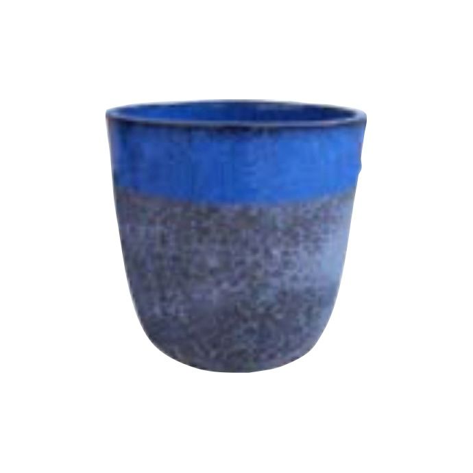 Pot 2-Tone Egg Sml 9x9 Blue