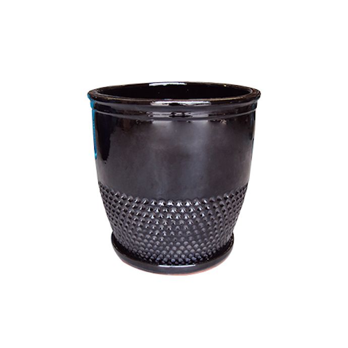 Pot Ridgewood Planter Lrg 14x13 Black