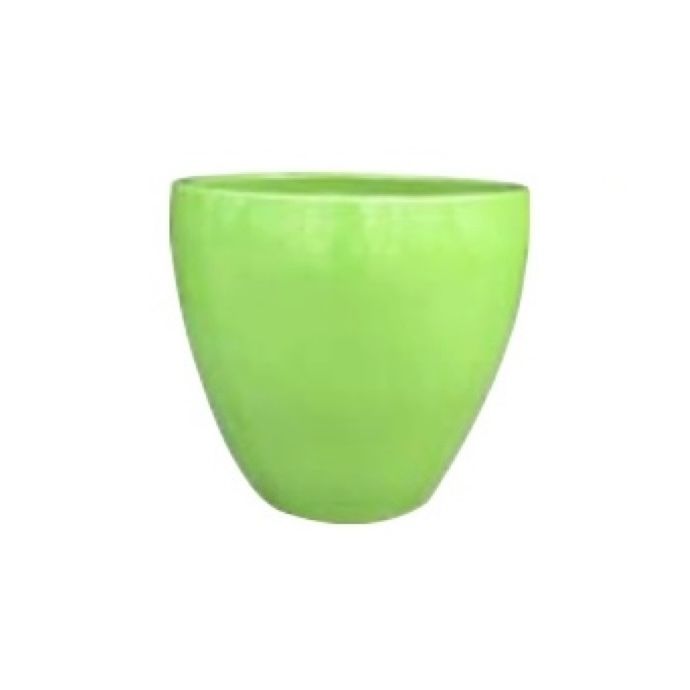 Pot Canton Taper Egg Planter Med 11.8x11.8 Tropical Green