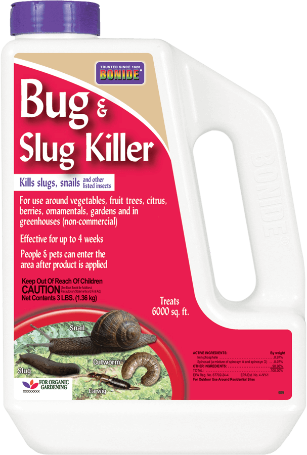 Bug &amp; Slug Killer 3Lb Jug Insecticide Bonide