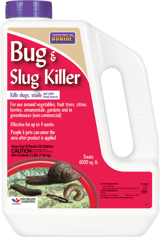 Bug &amp; Slug Killer 3Lb Jug Insecticide Bonide