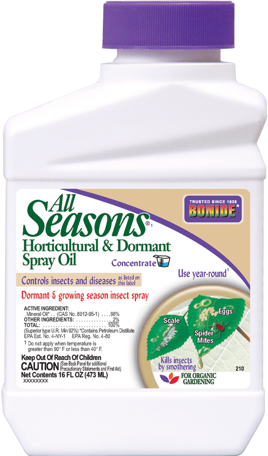 All Seasons Horticultural &amp; Dormant Oil Spray 1Pt Concentrate Insecticide Bonide