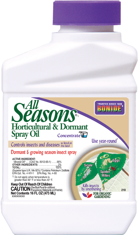 All Seasons Horticultural &amp; Dormant Oil Spray 1Pt Concentrate Insecticide Bonide