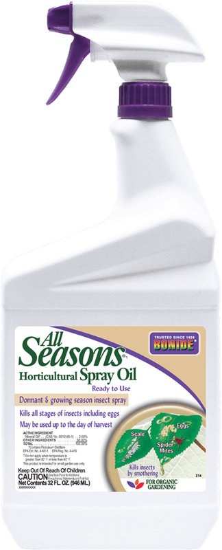 All Seasons Horticultural &amp; Dormant Oil Spray 1Qt RTU Insecticide Bonide