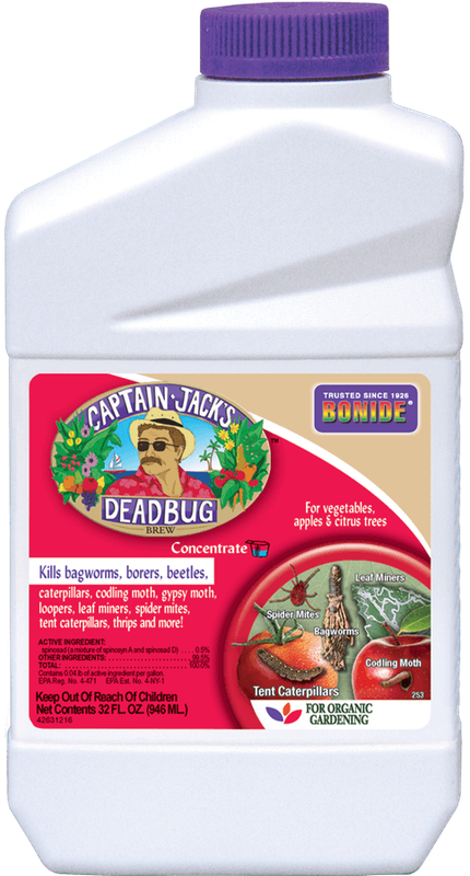 Captain Jack&#39;s Dead Bug Brew 1Qt Concentrate Insecticide Bonide