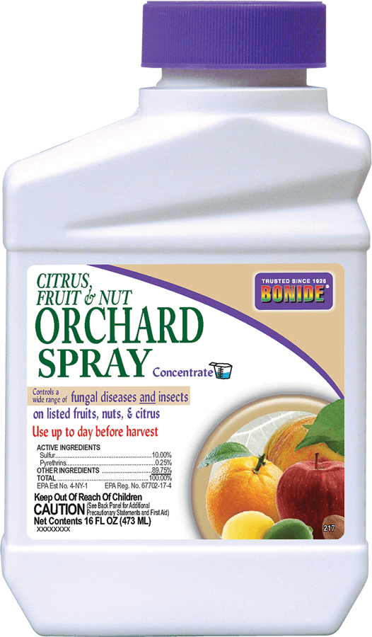 Citrus Fruit &amp; Nut Orchard Spray 1Pt Concentrate Insect-Fungicide Bonide x