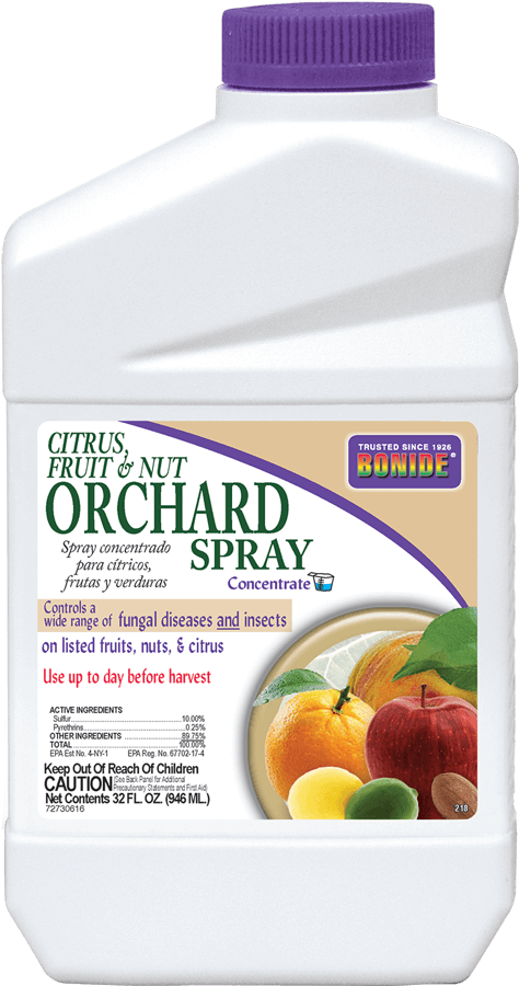 Citrus Fruit &amp; Nut Orchard Spray 1Qt Concentrate Insect-Fungicide Bonide