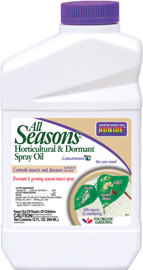 All Seasons Horticultural &amp; Dormant Oil Spray 1Qt Concentrate Insecticide Bonide