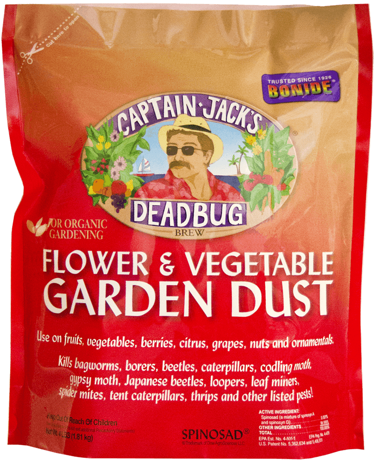 Captain Jack&#39;s Dead Bug Brew 4Lb Dust Insecticide Bonide