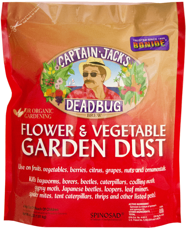 Captain Jack&#39;s Dead Bug Brew 4Lb Dust Insecticide Bonide