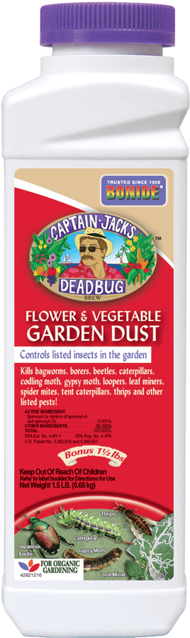 Captain Jack&#39;s Dead Bug Brew 1.5Lb Dust Insecticide Bonide