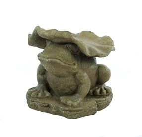 Bench/Chair/Seat Lilypad Frog 16x17x16