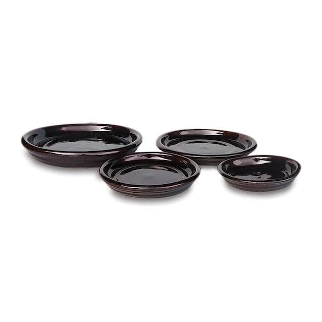 Saucer 8-9&quot; (9+) Glazed Sml Asst Colors