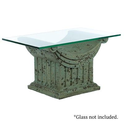 Bench/Chair Scoop / Side Table column-look 15x22x16
