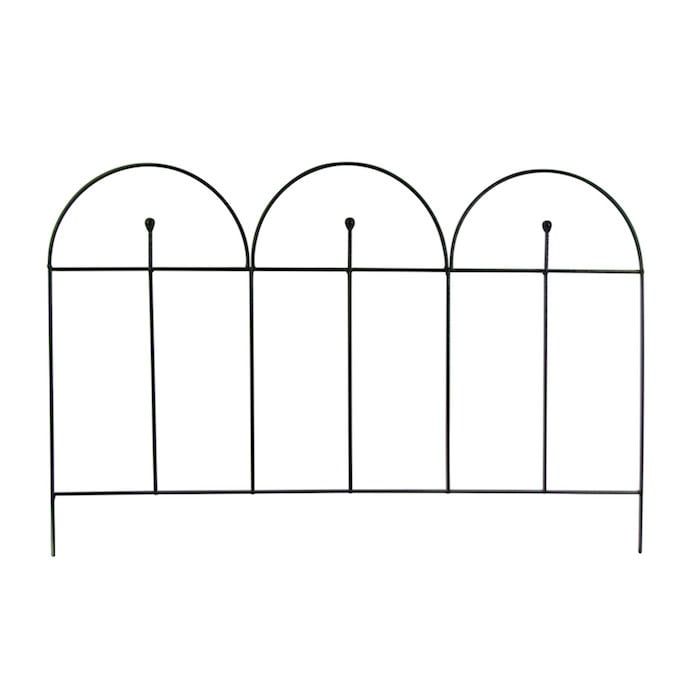 Fence Border Regency Hoop 29x20 Black Metal