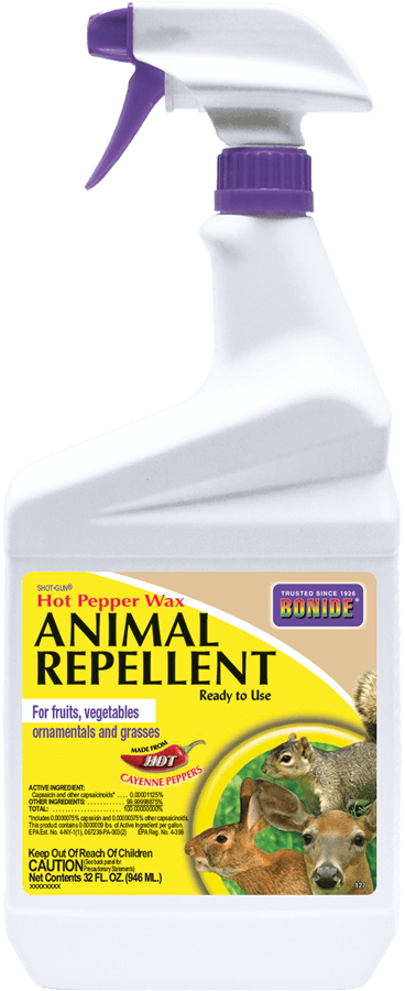 Hot Pepper Wax 1Qt RTU /Animal Repellent Bonide