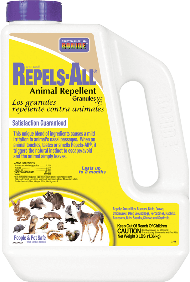 Repels-All Animal Repellent 3Lb Granules Bonide