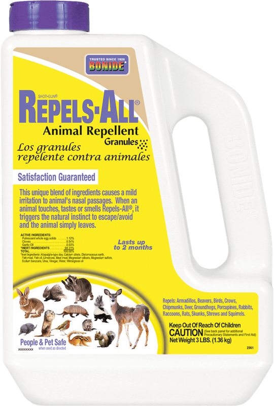 Repels-All Animal Repellent 3Lb Granules Bonide