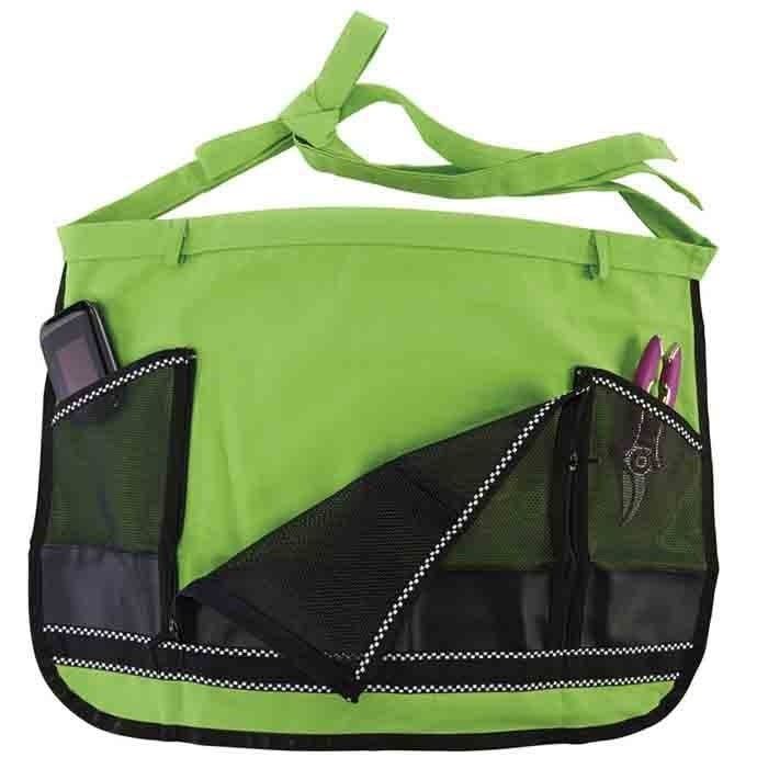 Garden Apron w/ Zipper Pocket Green Dramm