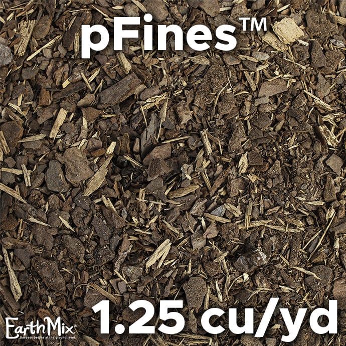 BULK EarthMix® pFines™ Finely Ground Pine Bark / 1.25 cu yd (1 Product Type Per Delivery)