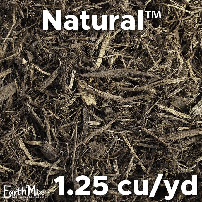 BULK EarthMix® Natural™ Brown Hardwood Bark Mulch / 1.25 cu yd (1 Product Type Per Delivery)