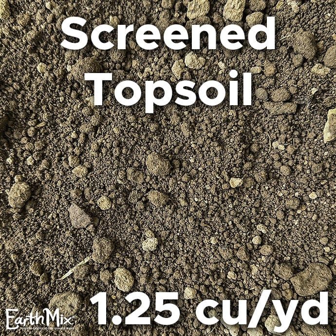BULK EarthMix® Screened Topsoil/ 1.25 cu yd (1 Product Type Per Delivery)