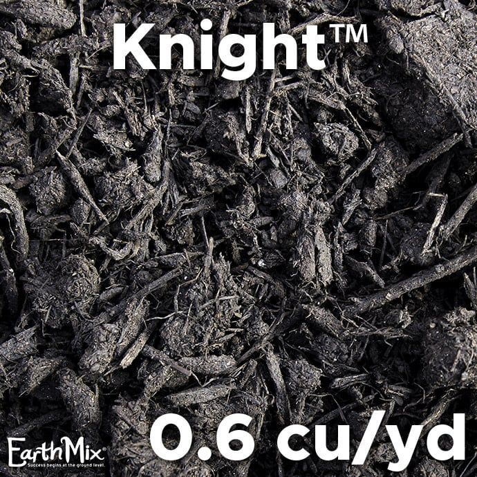 MINI BULK EarthMix® Knight™ Black Hardwood Bark Mulch / .6 cu yd (1 Product Type Per Delivery)
