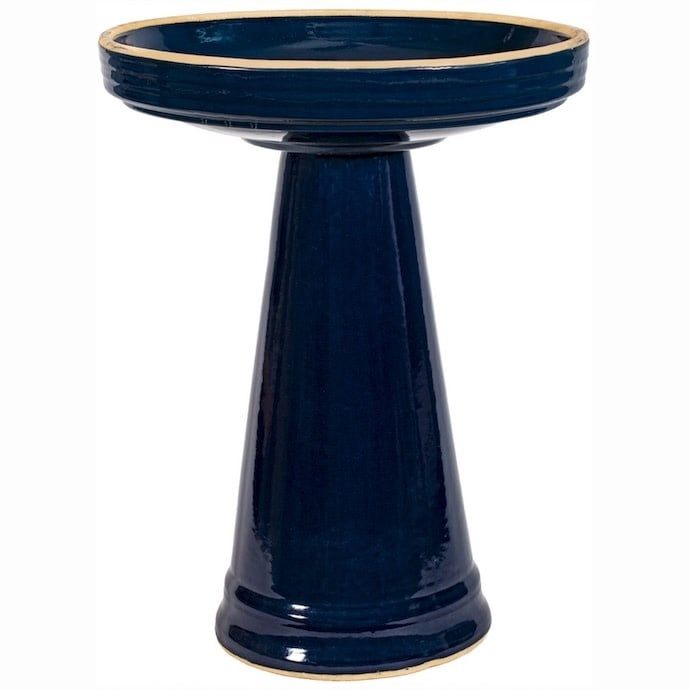 Birdbath Simple Elegance Top &amp; Bottom 16X19 Asst Made in USA