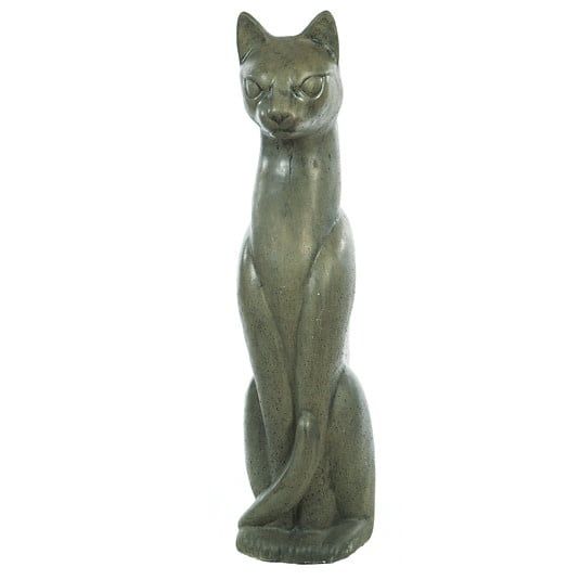 Statuary Contemporary Cat 30H