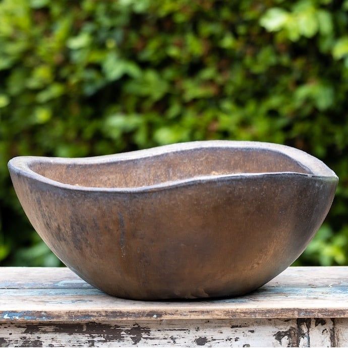 Pot/Low Bowl Lotus Sml 15x6 Asst