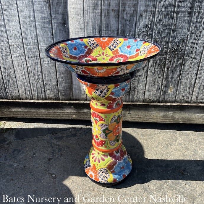 Birdbath 19x28 Talavera
