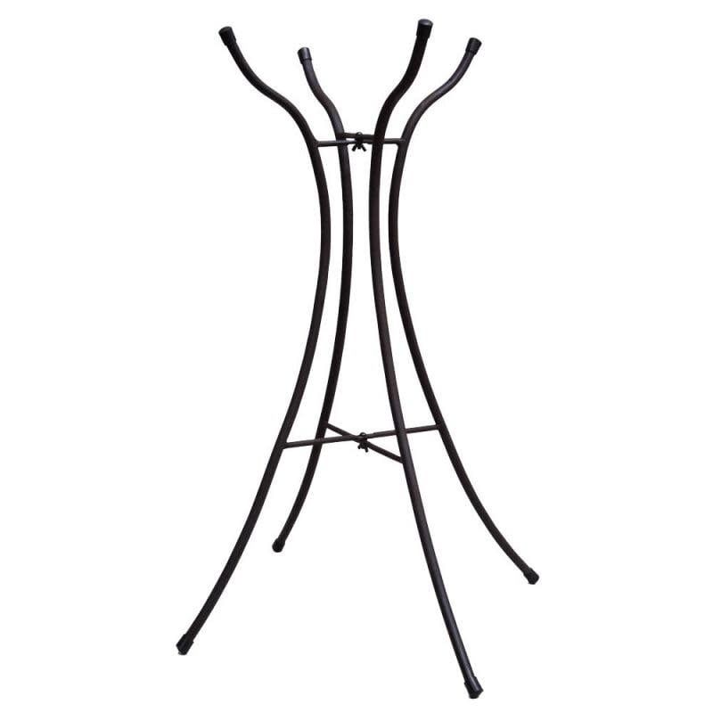 Birdbath Stand/Pedestal Hourglass Shape Metal 22&quot;