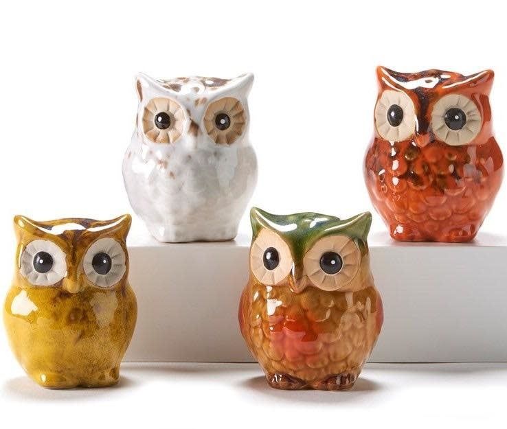 Statuary/Figurine Owl 2x3 Asst