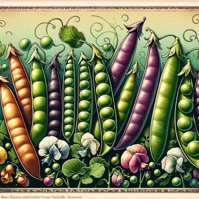 Seed Pea Dwarf Gray Sugar Heirloom